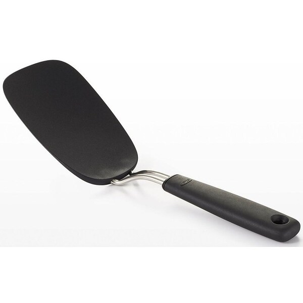 Good Grips Flexible Turner, 4 in W Blade, Nylon Blade, Black - 1058984
