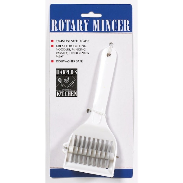 Harolds Kitchen Harold's Kitchen White Plastic/Stainless Steel Rotary Mincer - 5618