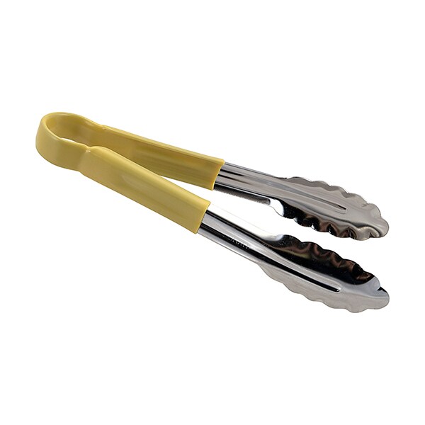 Browne Foodservice Tong, 9", Yellow - 5511YL
