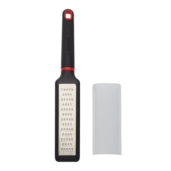 Eat-In Tools 6 in. Black & Silver Plastic & Stainless Steel Zester Grater - EA1492365
