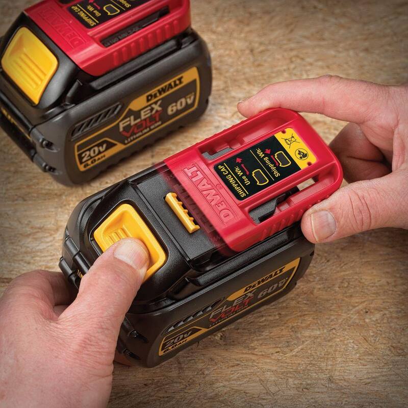 DEWALT FLEXVOLT Paquete de batería de iones de litio de 20V/60V MAX de 6.0Ah (2 unidades) - DCB606-2