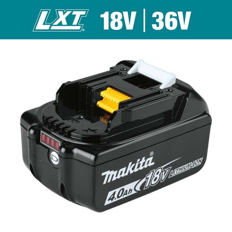 Paquete de inicio de batería y cargador de iones de litio de 18 voltios LXT de Makita (4.0Ah) - BL1840BSC2