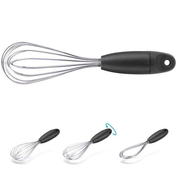 Dreamfarm Dreamfarm Black/Silver Polypropylene/Stainless Steel Mini Flisk - DFFK5813