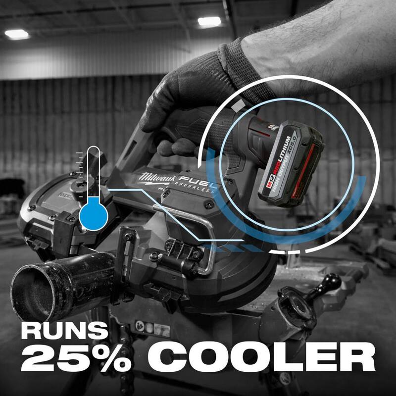 Paquete de batería de litio-ion XC de alto rendimiento de 12 voltios y 5.0 Ah Milwaukee M12 - 48-11-2450