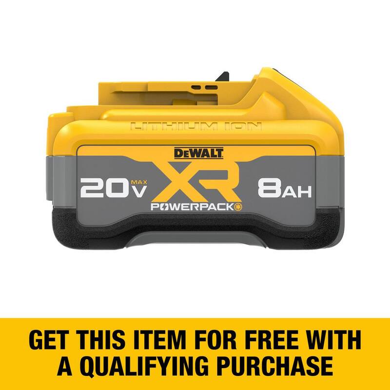 Paquete de batería DEWALT 20-Volt MAX XR de iones de litio de 8.0 Ah - DCB2108
