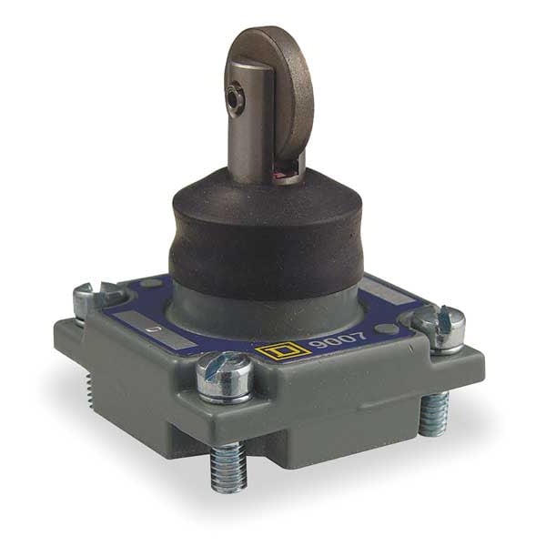 Interruptor de límite de cabeza con pulsador rodante de Sensores Telemecanique, Top, .88 pulgadas - ZCKE67.