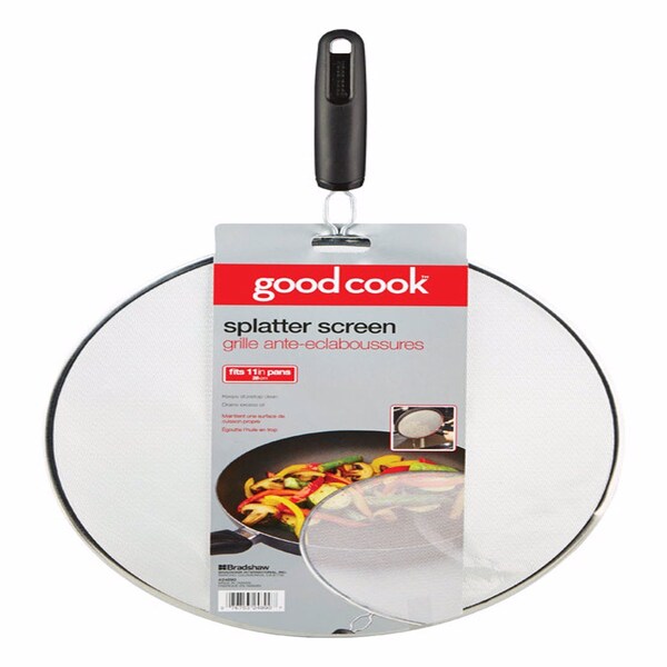 Good Cook Good Cook Silver/Black Stainless Steel Splatter Screen - 24890