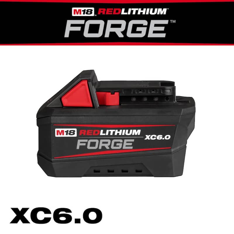 Batería Milwaukee M18 18V de iones de litio REDLITHIUM FORGE de 6.0 Ah - 48-11-1861