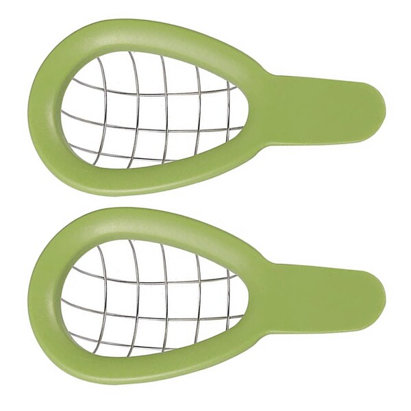 1947Kitchen Stainless Steel Easy Avocado Slicer and Perfect Cubing Tool, 2PK - TI-PASC-GRE-2PK