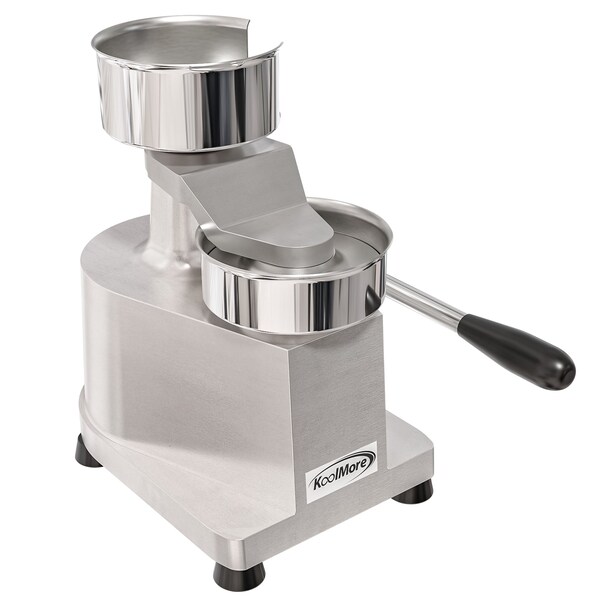 Koolmore Burger Press Patty Maker for 4 in Hamburgers, Stainless-Steel Manual Forming Machine - CHM-4
