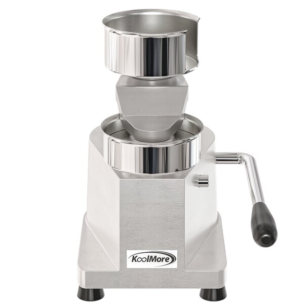 Koolmore Burger Press Patty Maker for 4 in Hamburgers, Stainless-Steel Manual Forming Machine - CHM-4