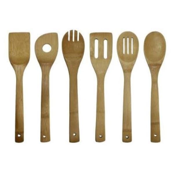 Oceanstar Design Oceanstar Design KT1286 6-Piece Bamboo Cooking Utensil Set - KT1286