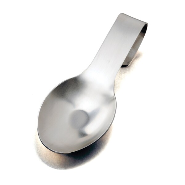 Lifetime Amco Housewerks Silver Stainless Steel Spoon Rest - 8158