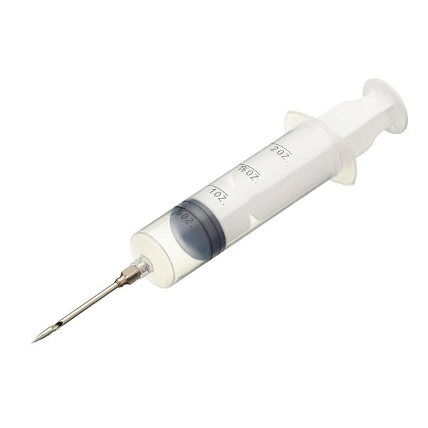 21St Century 2 oz Plastic Injector Stainless Steel Needle - B71A2