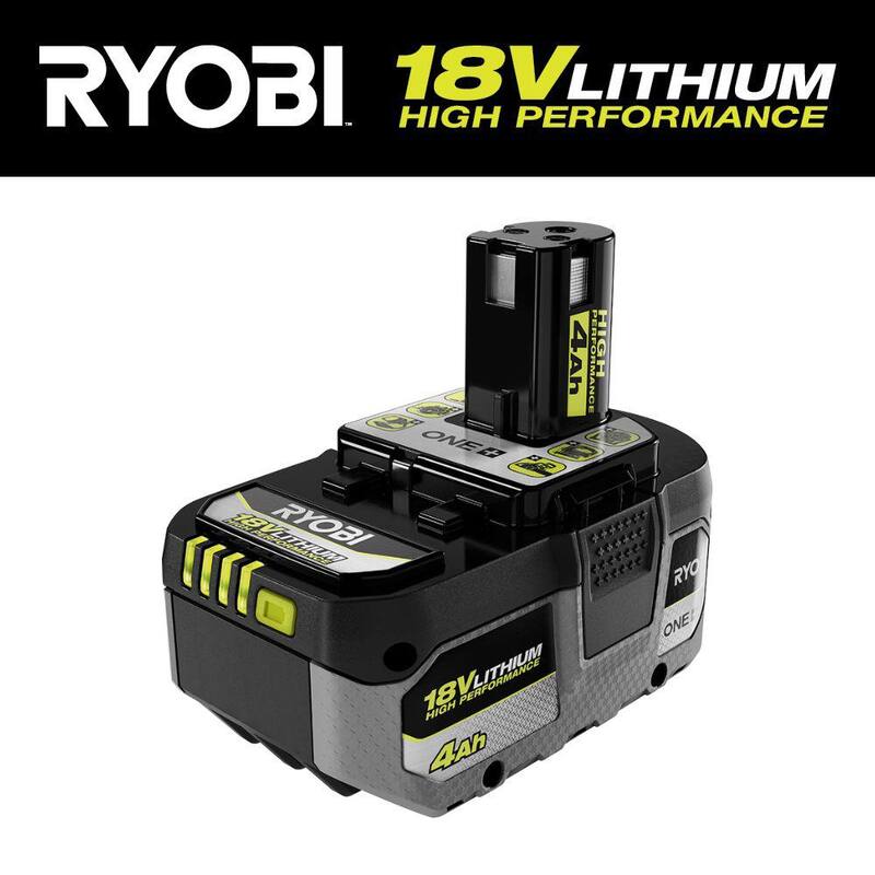 Batería de alto rendimiento de iones de litio de 18V 4.0 Ah RYOBI ONE+ - PBP004
