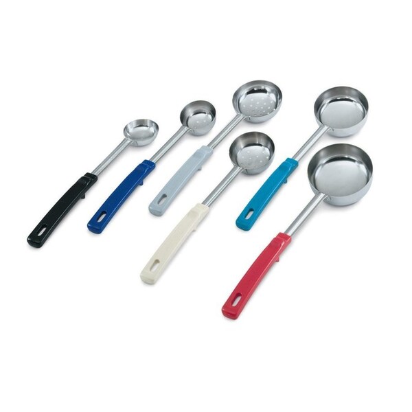 Vollrath Vollrath Stainless Steel 4 oz. Perforated Spoodle Gray Handle - 62170