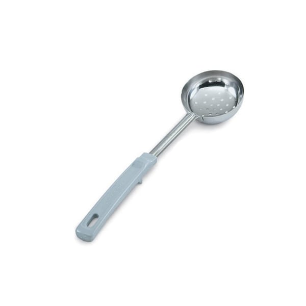 Vollrath Vollrath Stainless Steel 4 oz. Perforated Spoodle Gray Handle - 62170