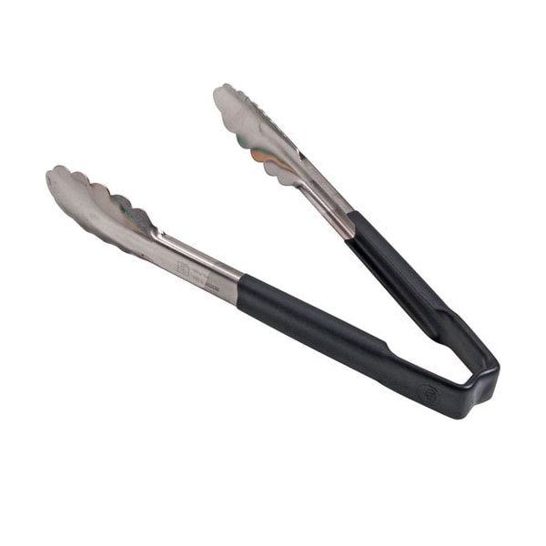 Edlund Tongs, Scallop , 9.5", Blk Hdl - 31015