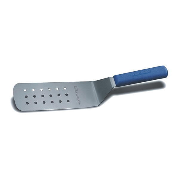 Dexter Russell Perf Turner, Blue Handle 8 In X 3 In - 19703C