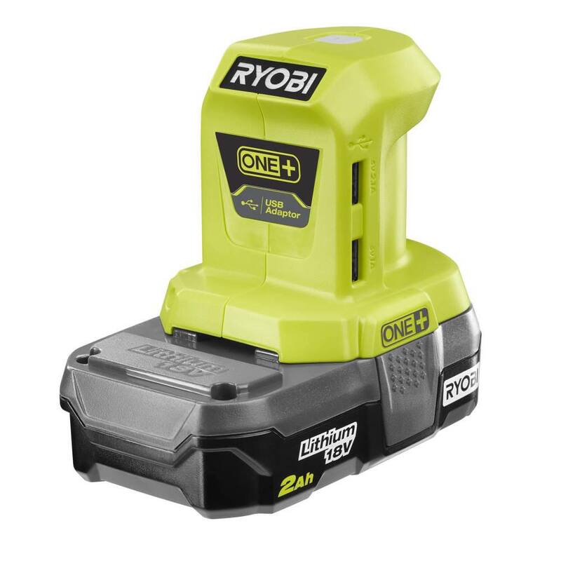 Kit de inicio de fuente de energía portátil inalámbrica de 18V RYOBI ONE+ con batería de 1.5 Ah y cargador - P743GCSB.