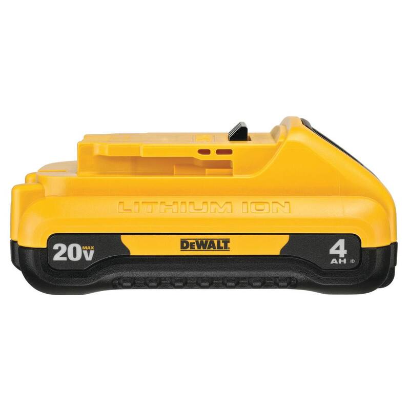 Paquete de batería de iones de litio compacta DEWALT 20V MAX de 4.0 Ah - DCB240