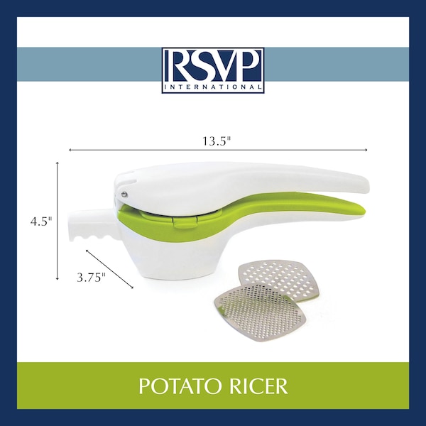Rsvp International Potato Ricer - White & Green - SPUD