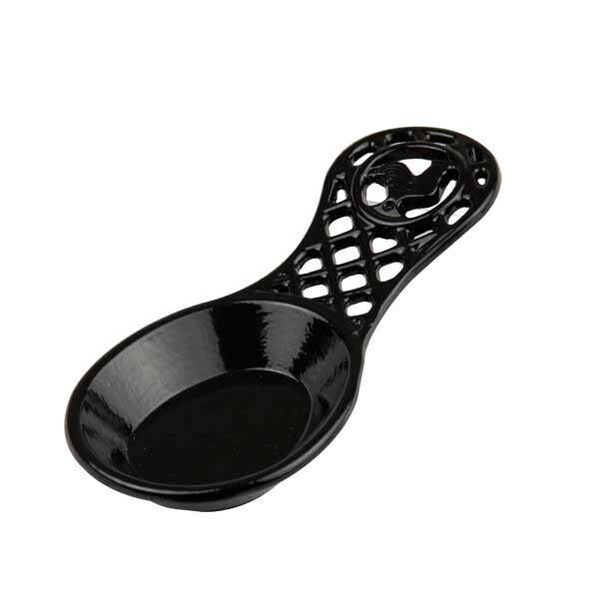 Hds Trading Cast Iron Rooster Spoon Rest, Black - ZOR96048