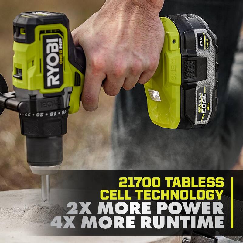 Batería de alto rendimiento RYOBI ONE+ 18V 4.0 Ah de iones de litio EDGE - PBP1104