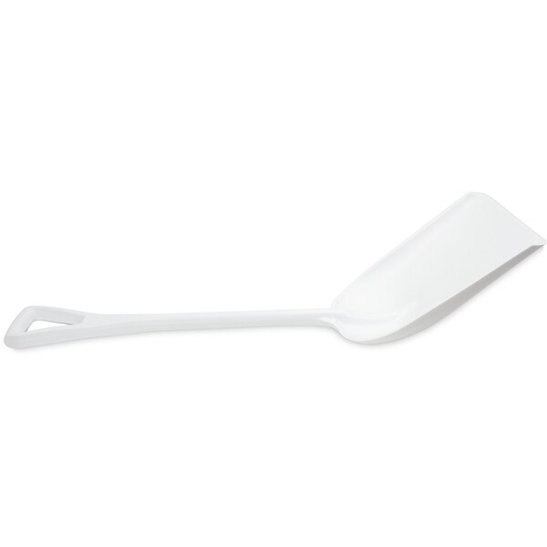 Carlisle Foodservice Sparta Sanitary Shovel 13.75"x16.5", Wht - 41077EC02