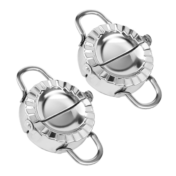 1947Kitchen Stainless Steel Ravioli Press and Dumpling Mold Maker, 2PK - TI-RDMSS-2PK
