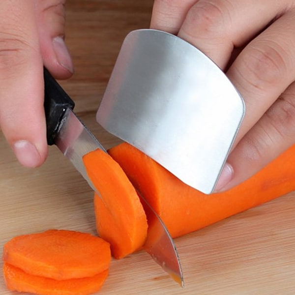 1947Kitchen Stainless Steel Finger Protector For Cutting, Chopping & Dicing, 4PK - TI-2CLEFG-2PK