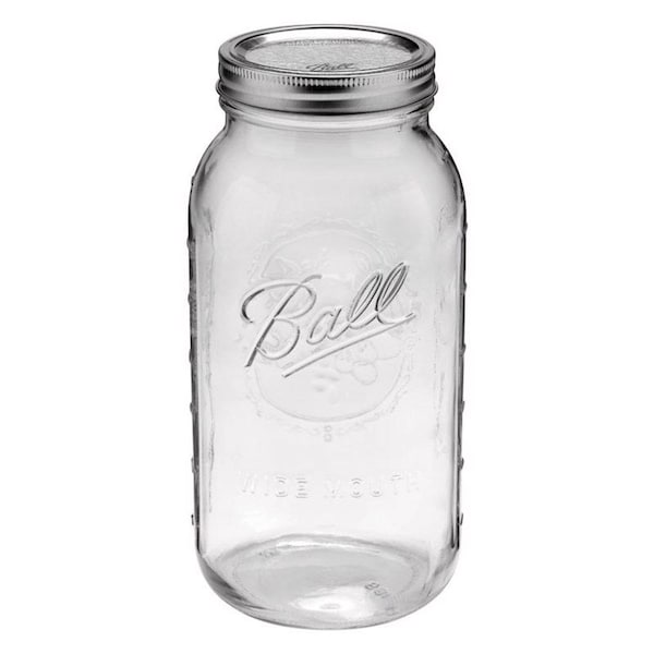 Ball Ball Wide Mouth Mason Jar 64 oz 6 pk - 68100ZFP