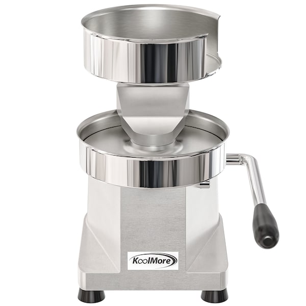 Koolmore Burger Press Patty Maker for 6 in Hamburgers, Stainless-Steel Manual Forming Machine - CHM-6