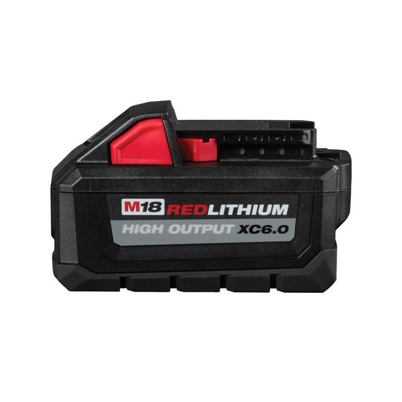 Paquete de batería de alto rendimiento de iones de litio de 18 voltios Milwaukee M18 6.0Ah - 48-11-1865