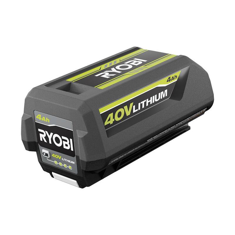 Batería de iones de litio RYOBI 40V 4.0 Ah y kit de cargador rápido - OP4040408
