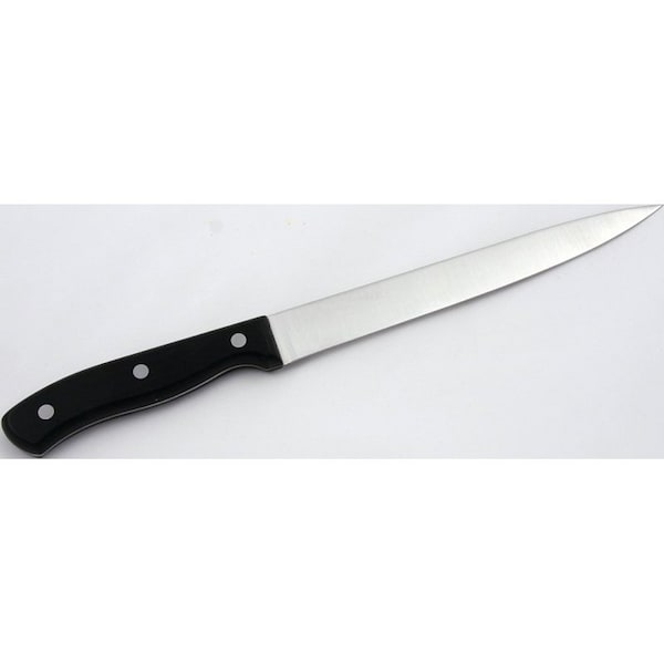 Chef Craft SELECT Series Carving Knife, 8 in L Blade, Stainless Steel Blade, Polyoxymethylene Handle - 21669