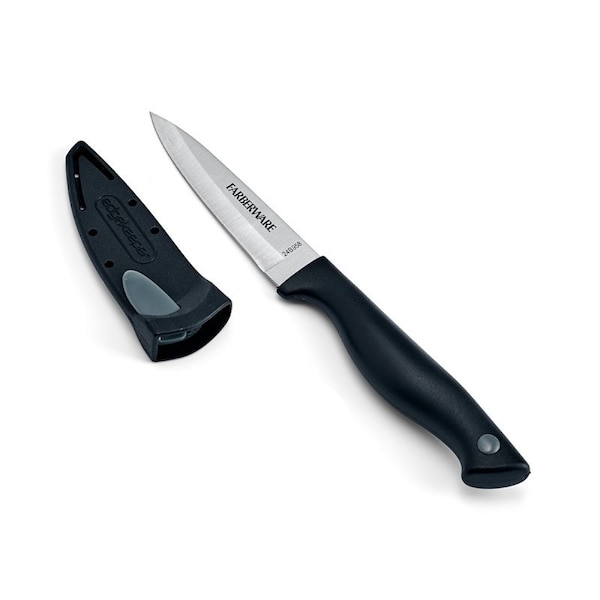 Farberware Paring Knife, 3-1/2 in L Blade, High-Carbon Stainless Steel Blade - 5301753