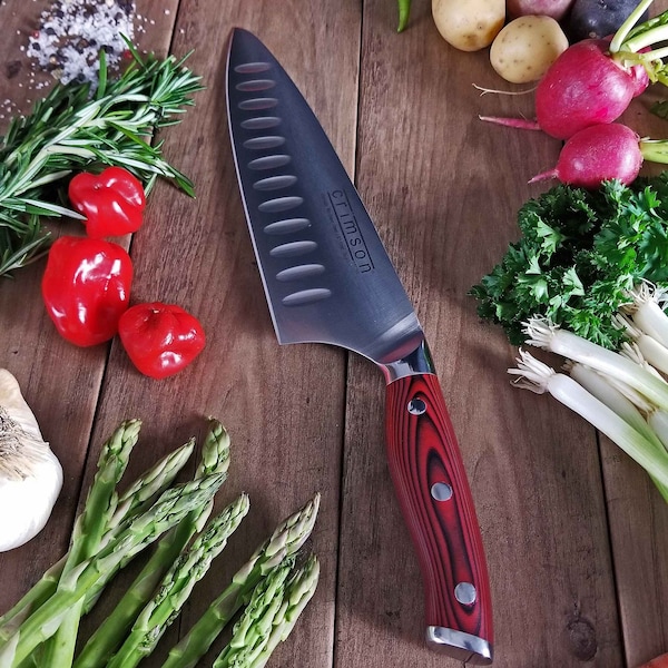 Ergo Chef 8'' Chef's Knife Crimson G10 Series - 3080