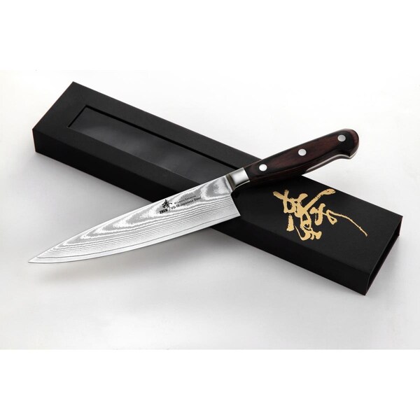 Zhen 8 in. Japanese 67 Layers Damascus VG-10 Steel Chef Knife - GD5P