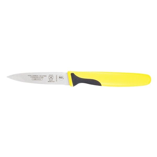 Mercer Cutlery Paring Knife, 3 In., Yellow Handle - M23930YL