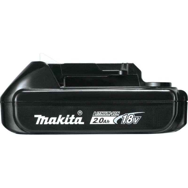 Paquete inicial de batería y cargador Makita 18V LXT de ion de litio 2.0 Ah - BL1820BDC1