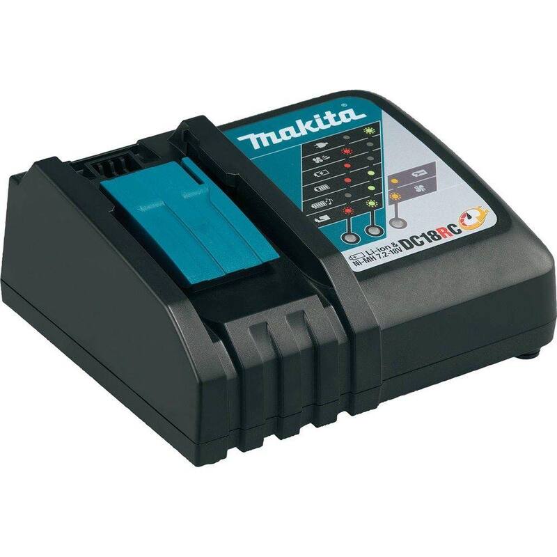 Paquete inicial de batería y cargador Makita 18V LXT de ion de litio 2.0 Ah - BL1820BDC1