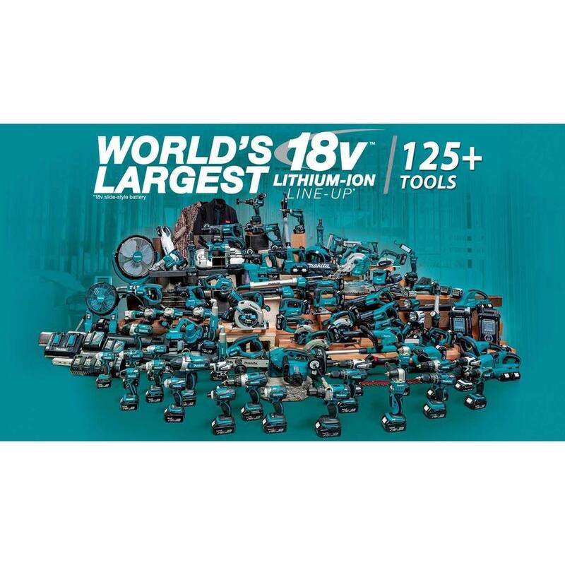 Paquete inicial de batería y cargador Makita 18V LXT de ion de litio 2.0 Ah - BL1820BDC1