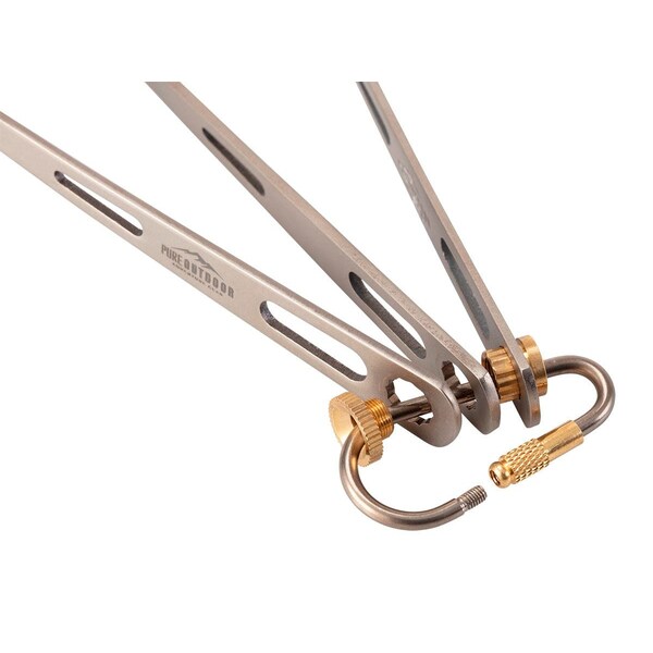Monoprice Pure Outdoor Titanium 3-Piece Cutlery Set - 38125