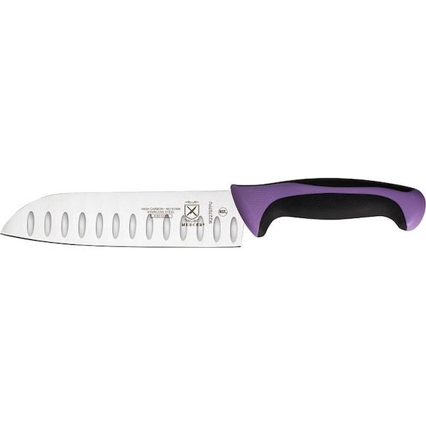 Mercer Cutlery Millennia 7" Santoku Knife, Purple - M22707PU