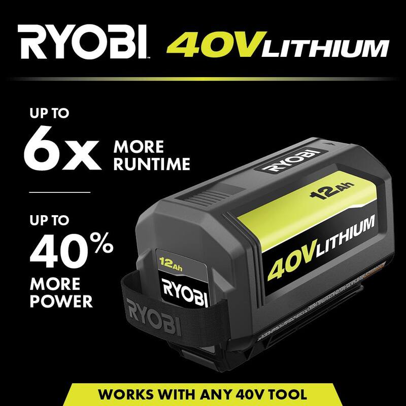 Batería de alta capacidad de iones de litio de 40V 12.0 Ah de RYOBI - OP4012A1