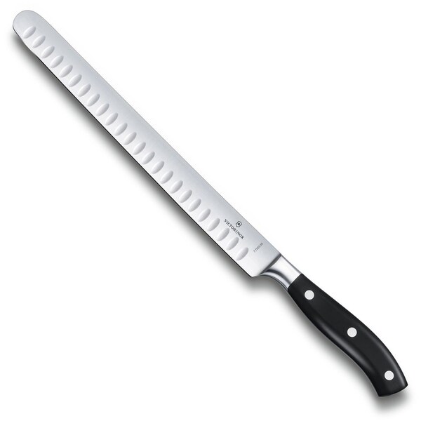 Swiss Army Brands 2024 Victorinox Kitchen Grande Maitre, 10In Granton Slcr, Pom Handles, Forged Steel, Parer Gift Box - VIC-7.7223.26G