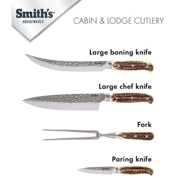 Smiths Consumer Products 2023 Smith'S Smith'S Cabin & Lodge Cutlery 15-Pcs Block Set - SMI-51032
