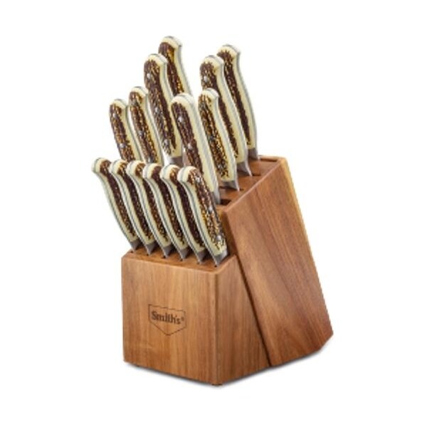 Smiths Consumer Products 2023 Smith'S Smith'S Cabin & Lodge Cutlery 15-Pcs Block Set - SMI-51032