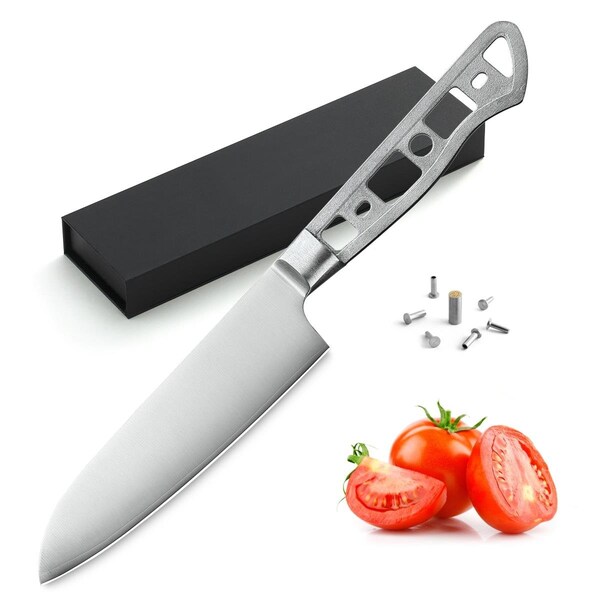 Tablero 5 in. 3 Layers Forged Small Santoku Blank Knife - TA3286718